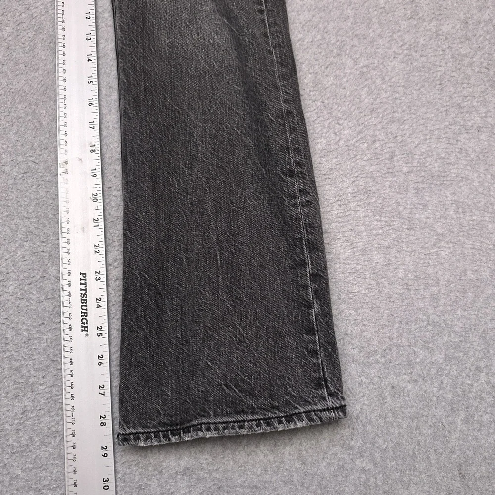 American Eagle 90s Bootcut Jeans Womens 4 SHORT Gray Denim 100%‎ Cotton Mid-Rise